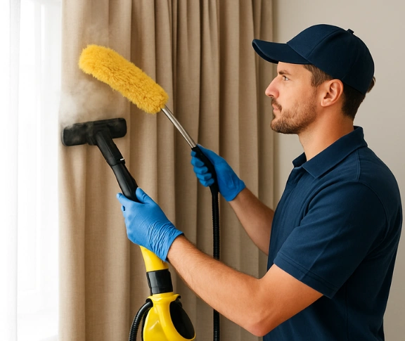 Trusted blind cleaning technician Matty Curtain Cleaning willoughby-nsw QLD