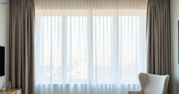 Freshly steam cleaned curtains in willoughby-nsw QLD